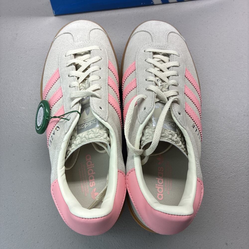 Adidas Gazelle Bold J Beige Semi Pink Spark GS Sneakers JQ7409 Size 6 Youth - Picture 5 of 7